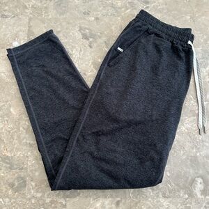 Vuori Ponto Performance Jogger Pants Charcoal Gray L 28 Inseam